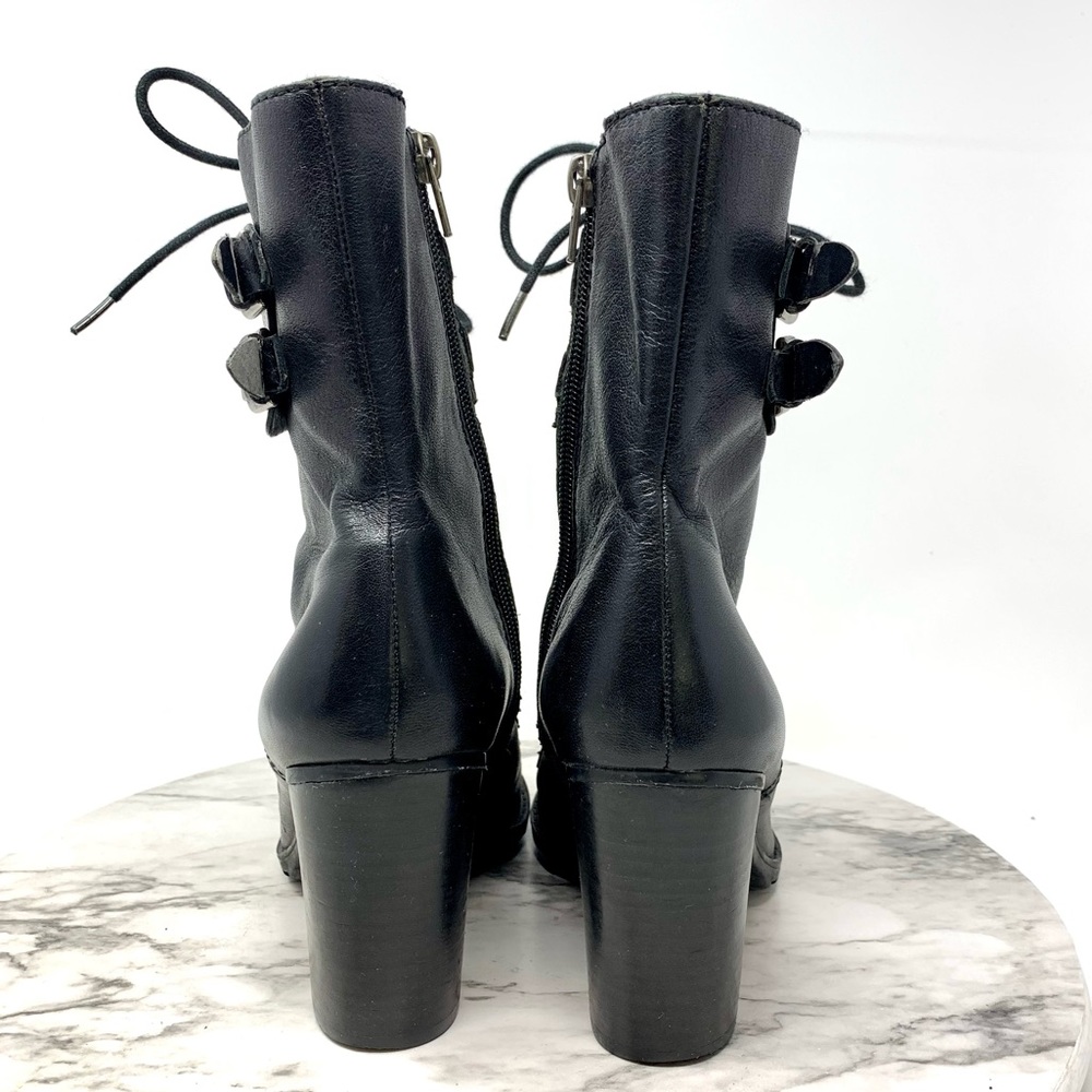 Marc Fisher Peabody Combat Boot 7.5 Goth Grunge Academia Classic Whimsigoth - Picture 5 of 16